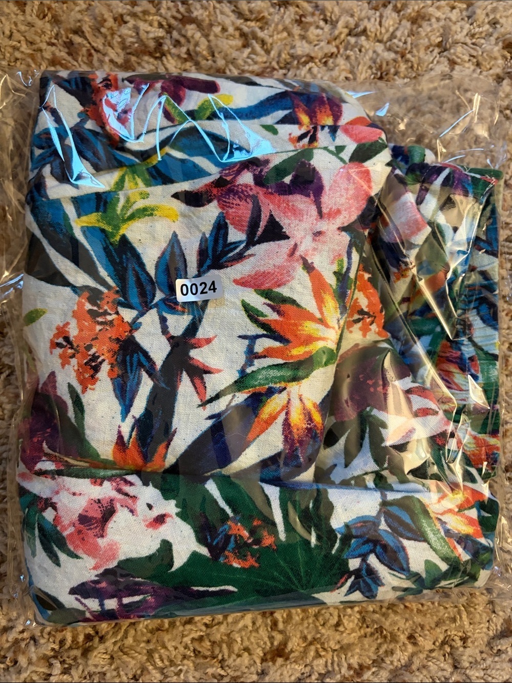 Flint and Moss Floral A-Line Skirt - Multicolor size small linen blend - Picture 8 of 8